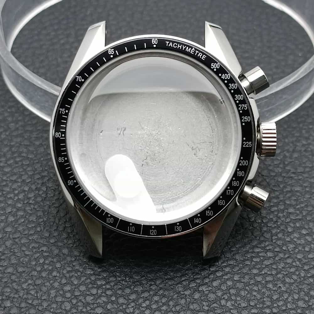 39.7mm Men's Watches Metal Case FIT VK63 Movement Case Watch Accessories Watch Parts Fits 20mm Strap Watch Box