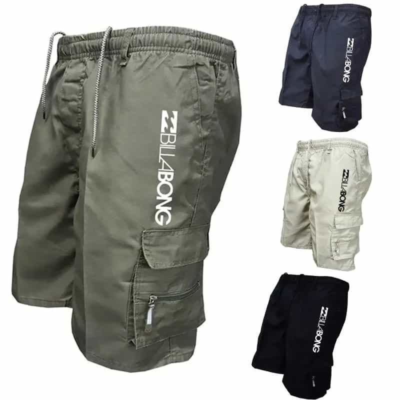 2025 Summer New Shorts, Fashionable Multi-Pocket Running Shorts, Loose Sports Basketball Coach Shorts, Men's Workwear Casual Sho