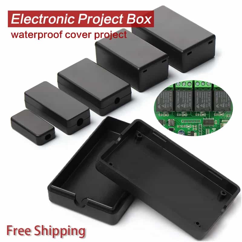 Fournitures électroniques boîte de projet en plastique ABS étanche mallette de rangement boîtier boîtier d'instrument boîtes de boîtier