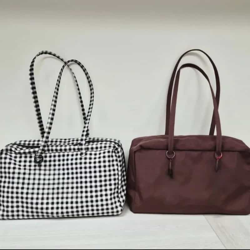 Sac fourre-tout de Bowling pour femmes, marque de luxe, sac à bandoulière en Nylon, grande capacité, Simple, polyvalent, ultraléger, fermeture éclair, sac de voyage pour les déplacements