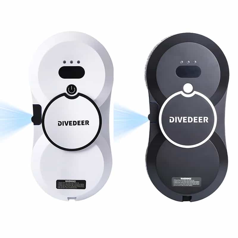 DIVEDEER Water spray window cleaning robot intelligent high-rise double-sided brushless motor glass cleaner spray type