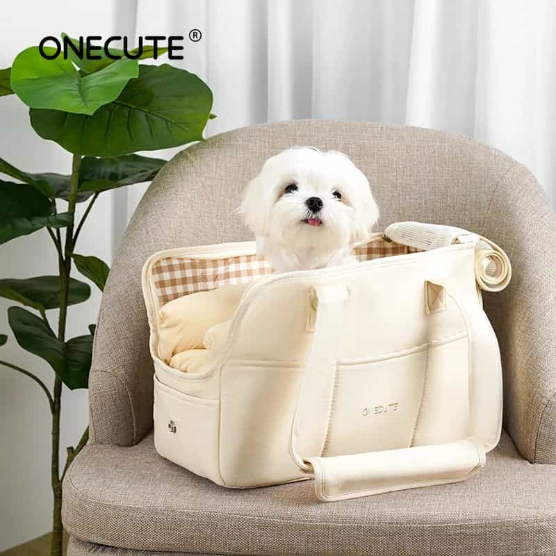 Bolso de hombro portátil para cachorros, bolsa para perros, gatos, Chihuahua, Yorkshire, suministros para perros, adecuado para perros pequeños, transportador de perros