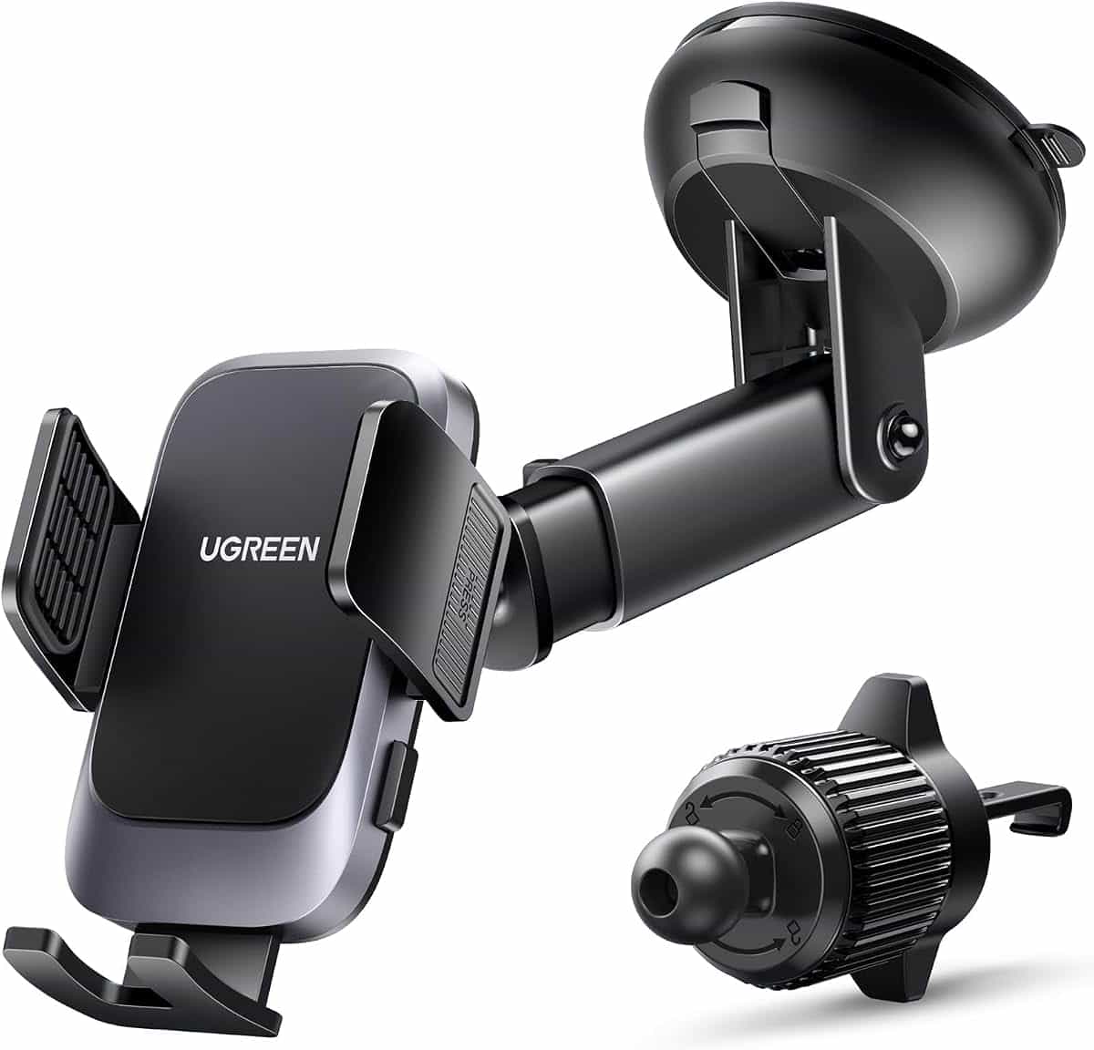 UGREEN Car Phone Holder Car Mount Upgraded 4-in-1 One-button Release