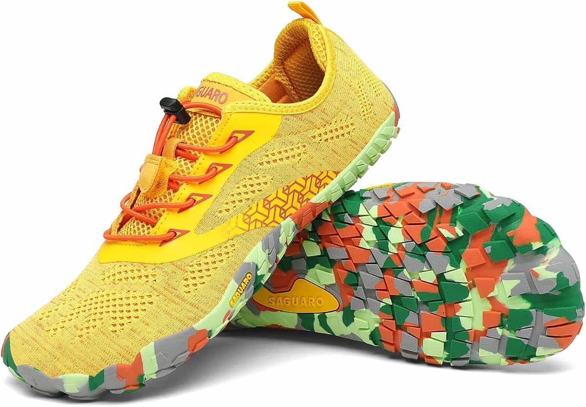 SAGUARO Barefoot Minimalist Lightweight Trail Running Shoes for Zero Drop Soles, Gr.36-48