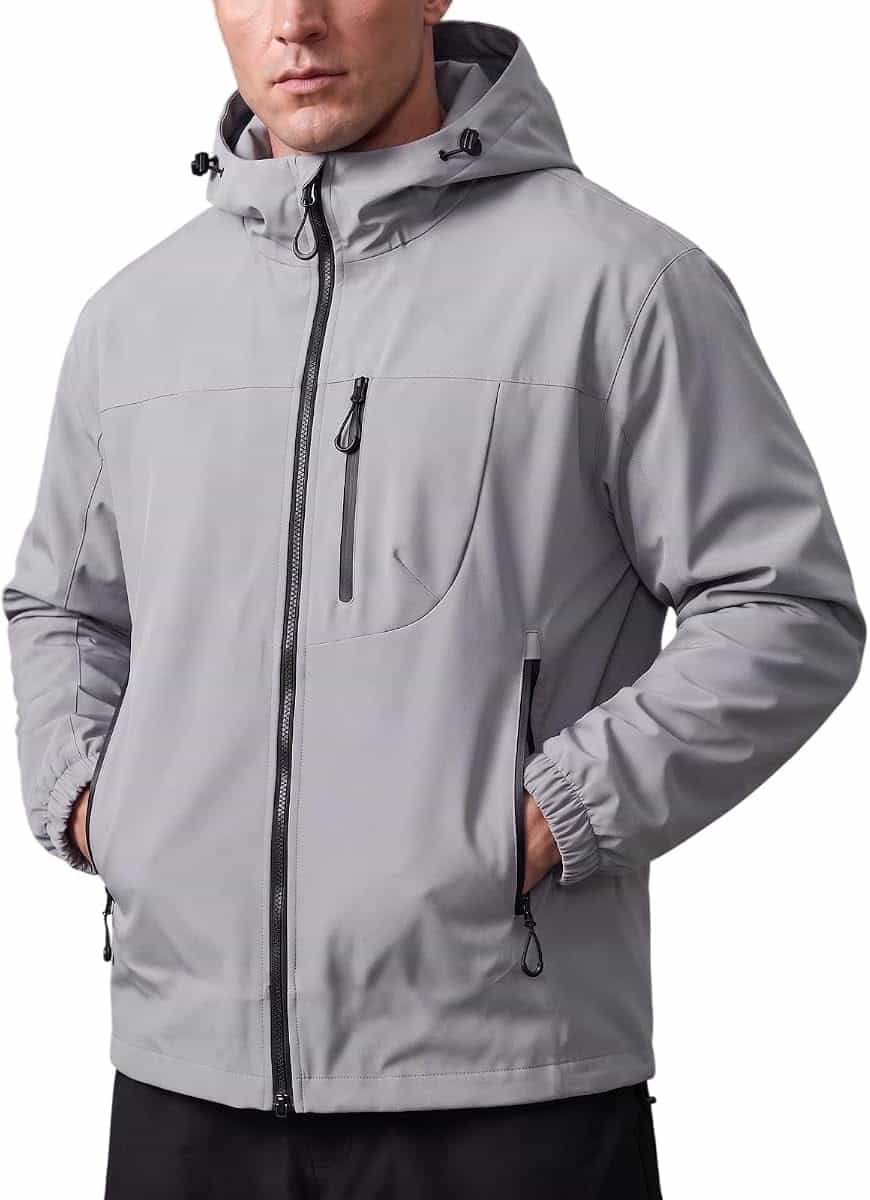 Lymio Hooded Jacket for Men | Lightweight Polyester Windcheater | Full Sleeve Regular Fit Outdoor Jacket (Also Available in Packs) (SSM-07-09)