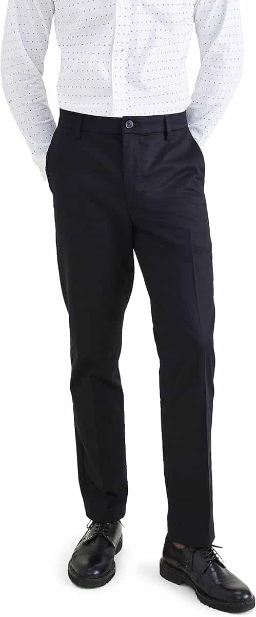Dockers Pantaloni Signature Stain Defender, Slim Fit, Uomo