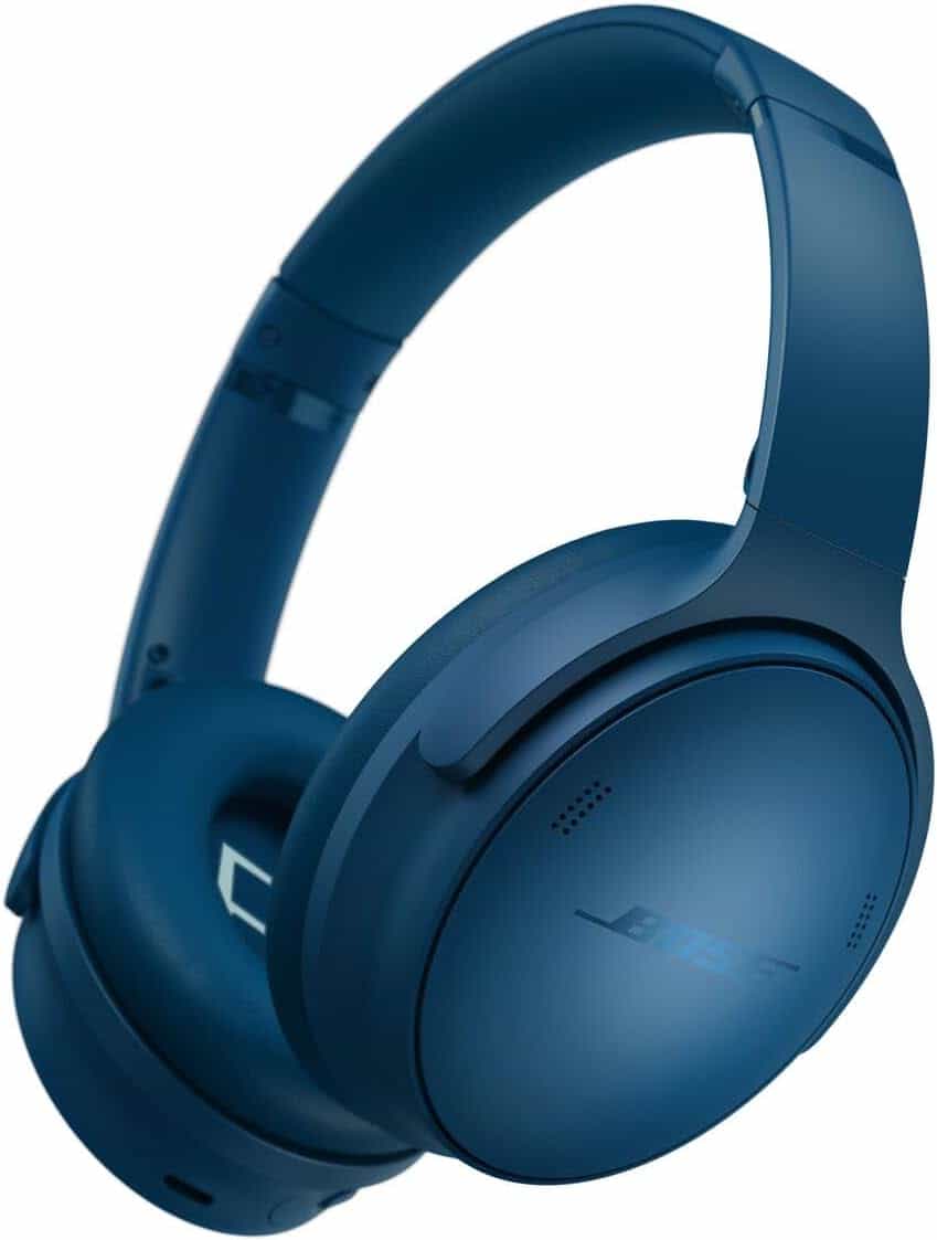 Bose QuietComfort - Auriculares Bluetooth inalámbricos con cancelación Activa de Ruido y micrófono, Graves Profundos, hasta 24 Horas de reproducción, Azul crepúsculo, Color edición Limitada