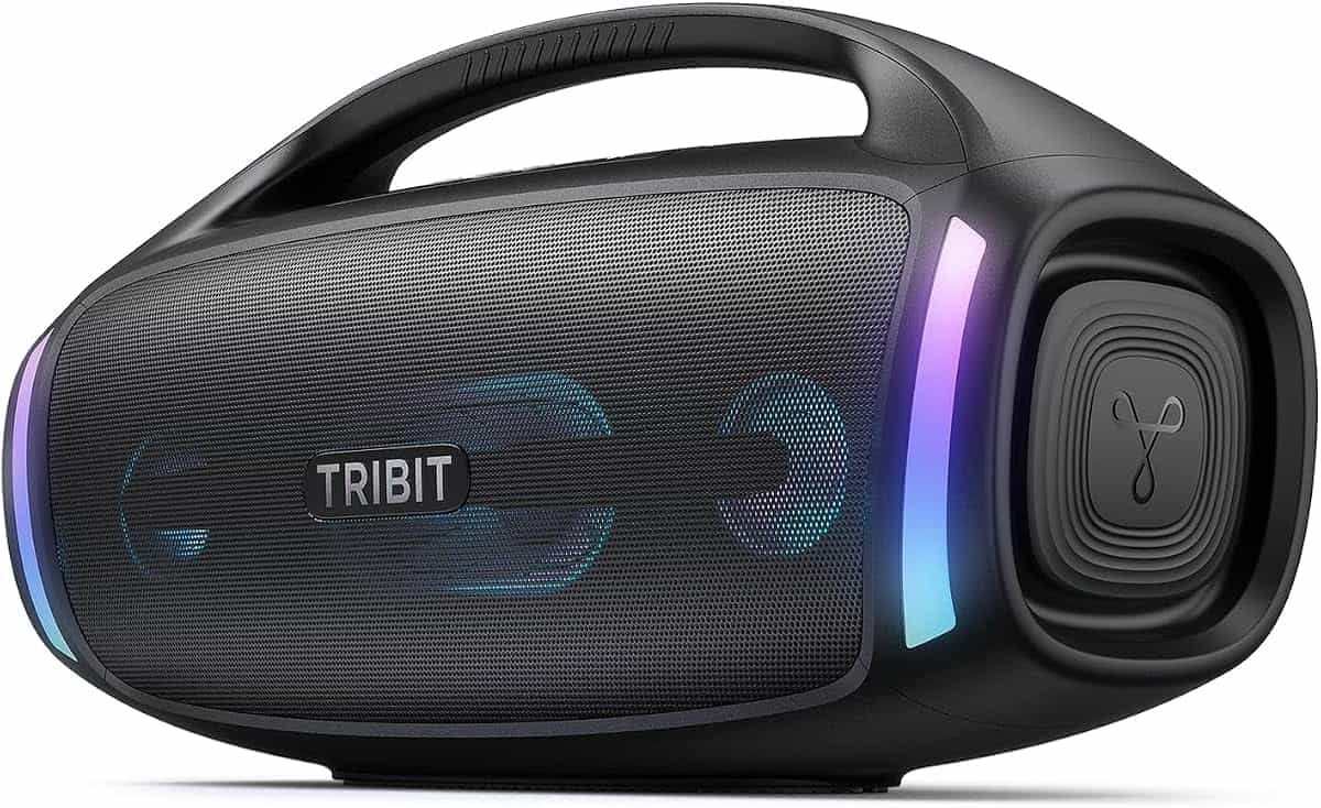 Tribit Altavoz Bluetooth StormBox Blast 2, inalámbrico portátil de 320 W | subwoofer, XBass, luz LED, Bluetooth 5.4, IP67 Resistente al Agua, 30 Horas de reproducción, TWS para la fiesta