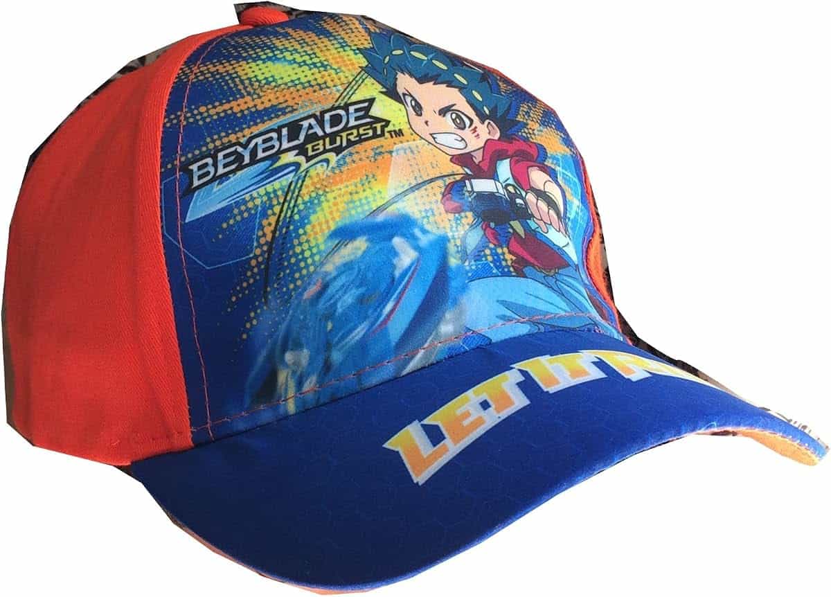Beyblade Burst Baseballkeps, keps för barn, pojkar och flickor i röd/blå