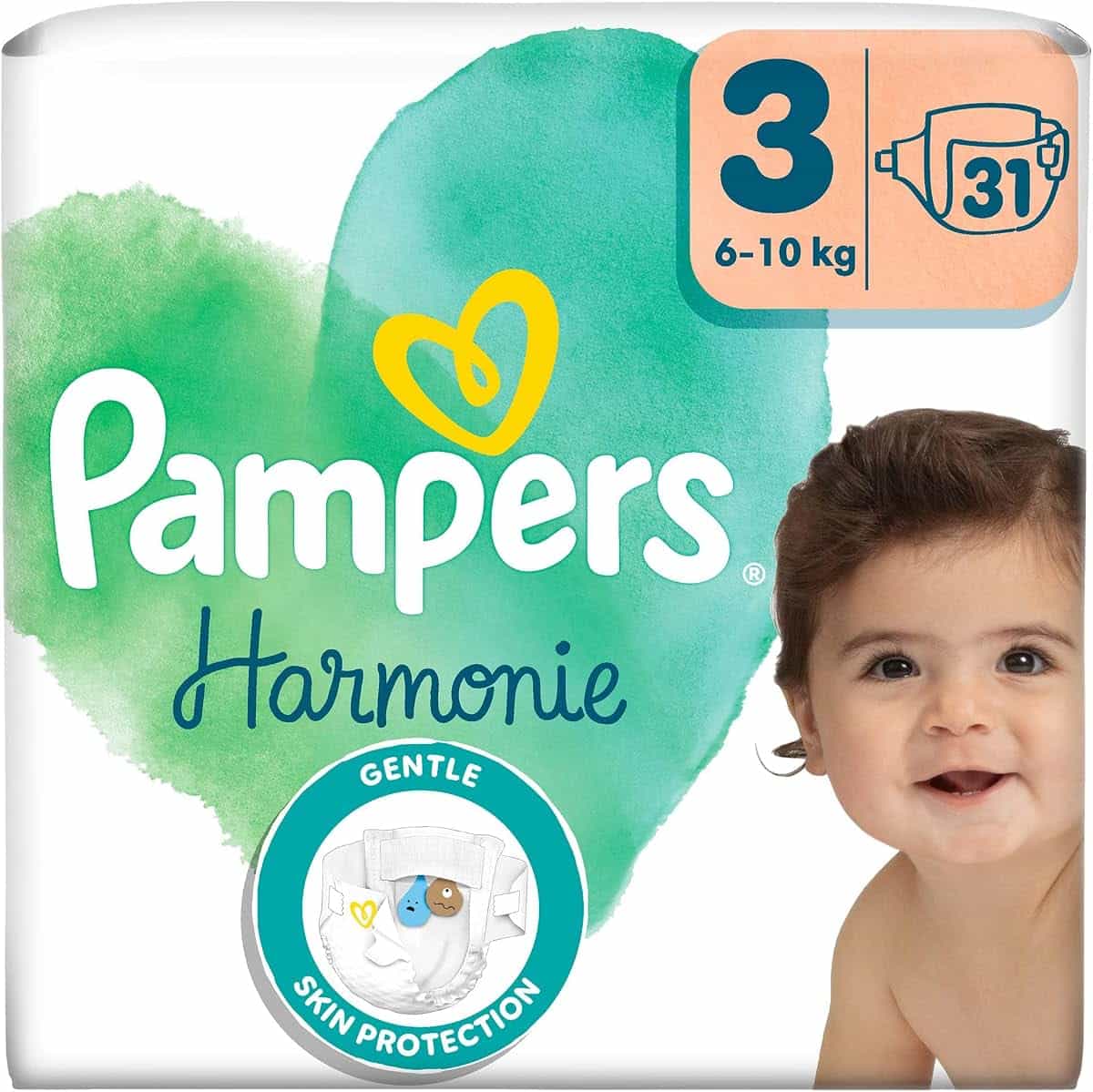 Prima Harmonie Bebek Bezi İkiz Paket 3 Beden 31 Adet