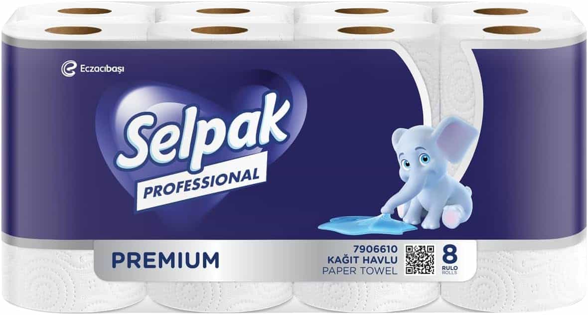 Selpak Professional Premium Havlu Kağıt, 8 Rulo