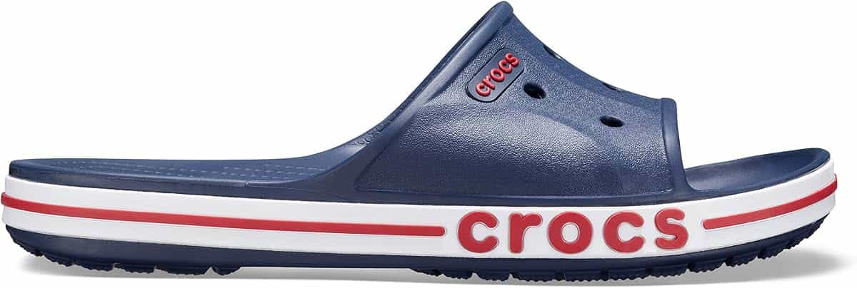 Crocs Unisex Bayaband Slide, Navy/Pepper