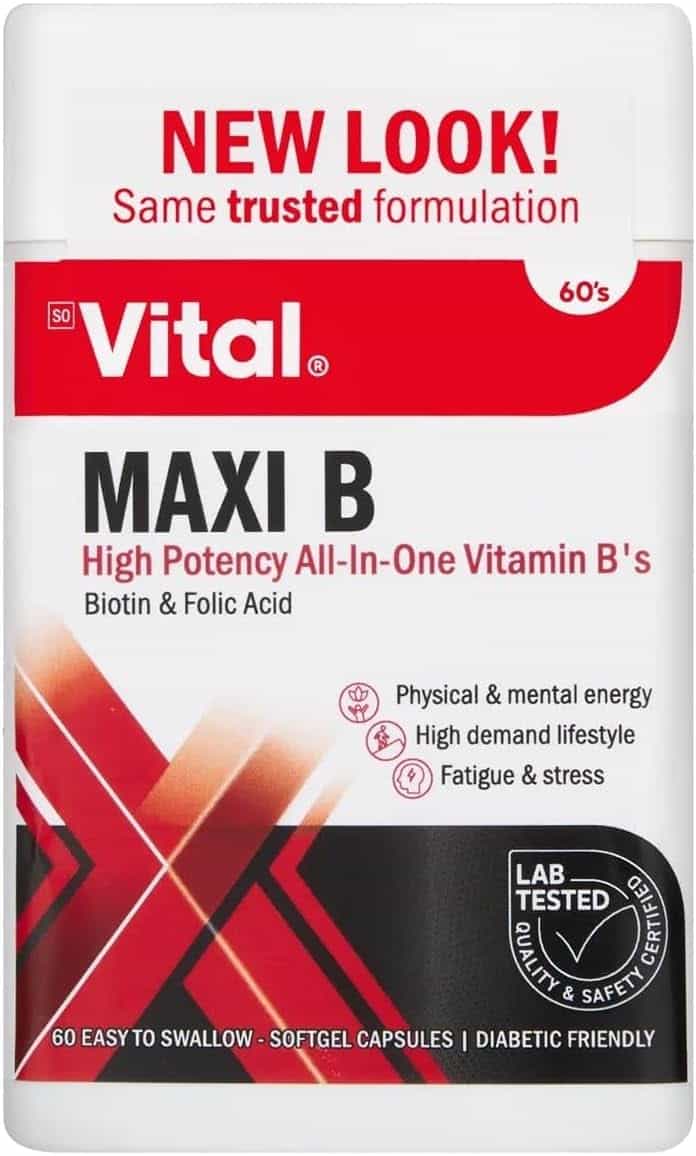 Vital Maxi B Softgel 60 Capsules